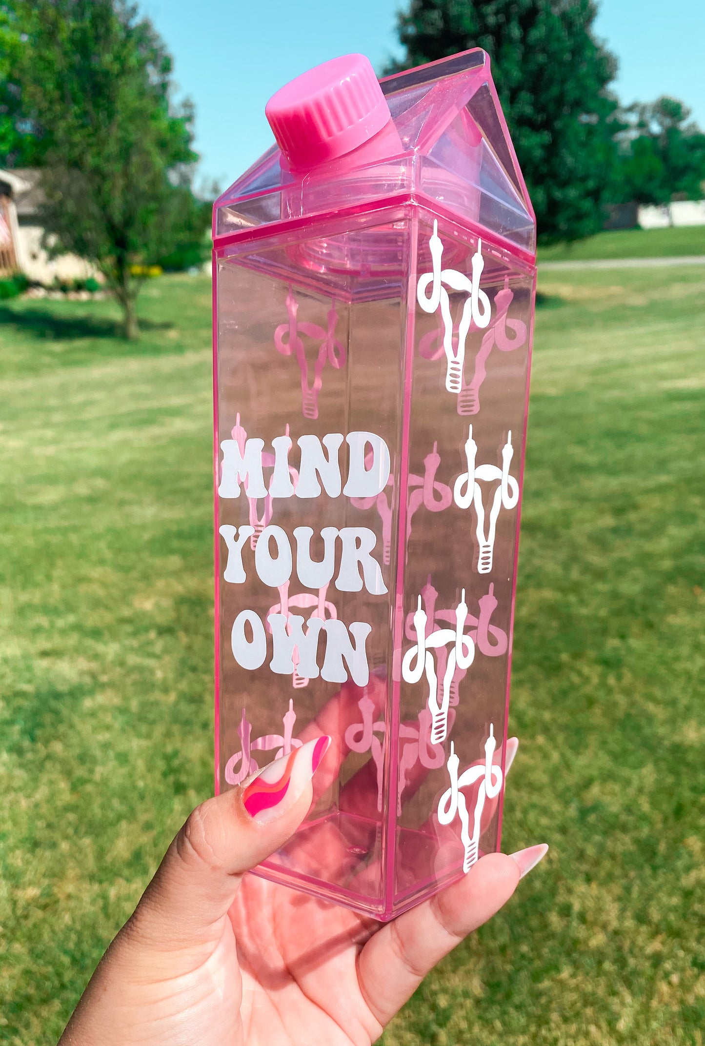 Mind Your Own Milk Carton Bottle Set