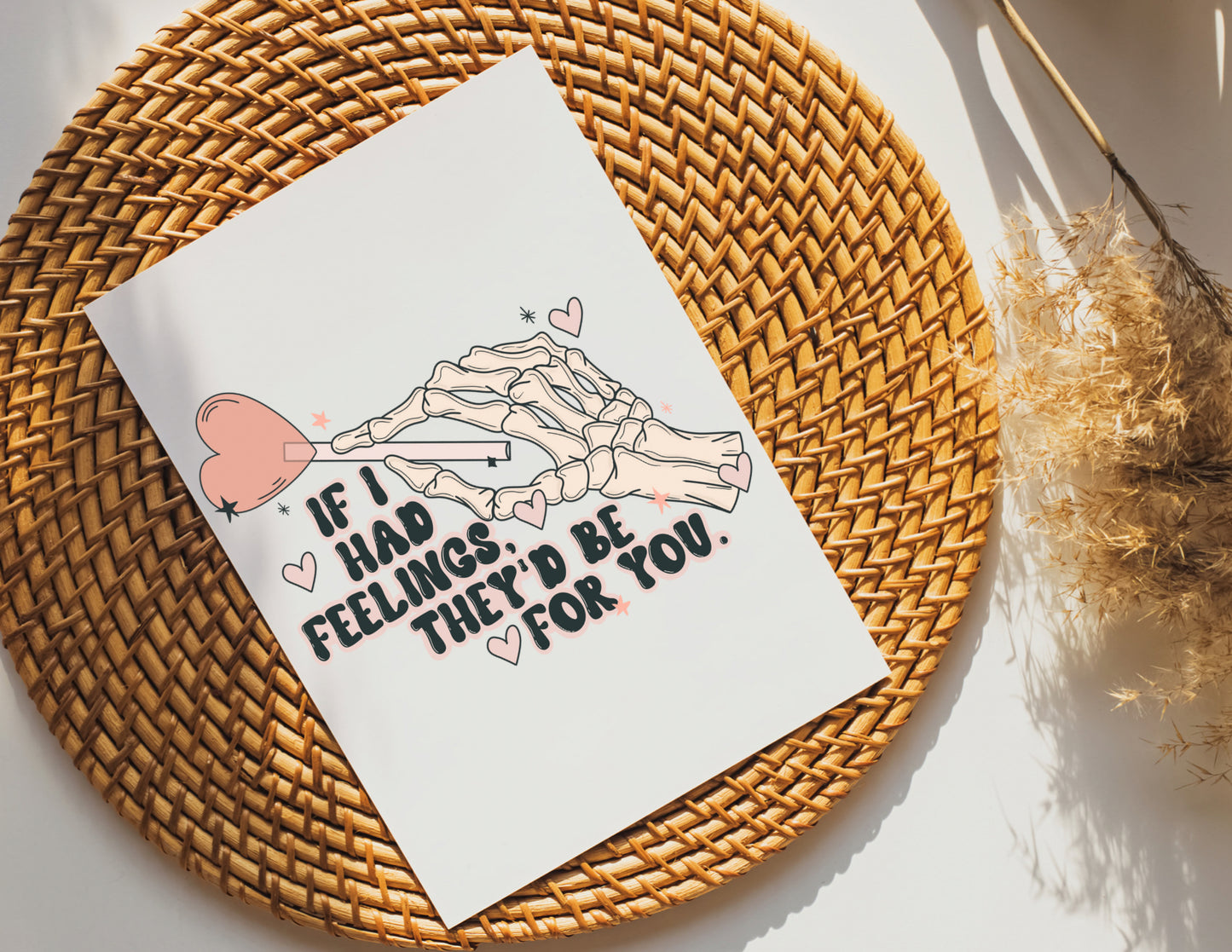 If I Had Feelings Mini Valentines Card
