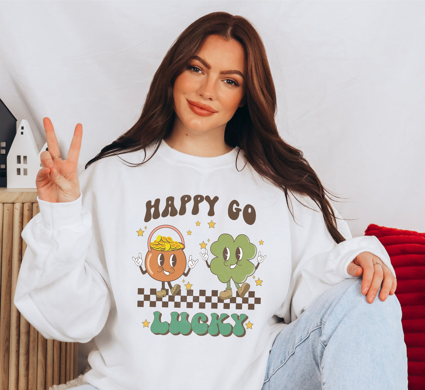 Happy Go Lucky Crewneck