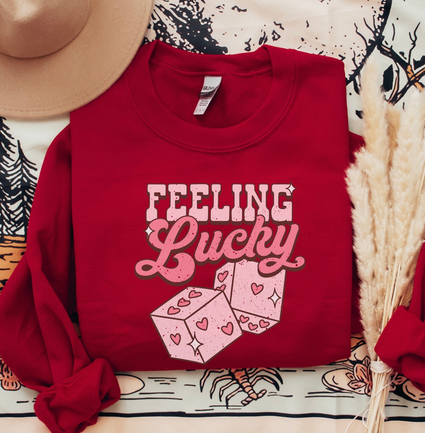 Feeling Lucky Dice Crewneck