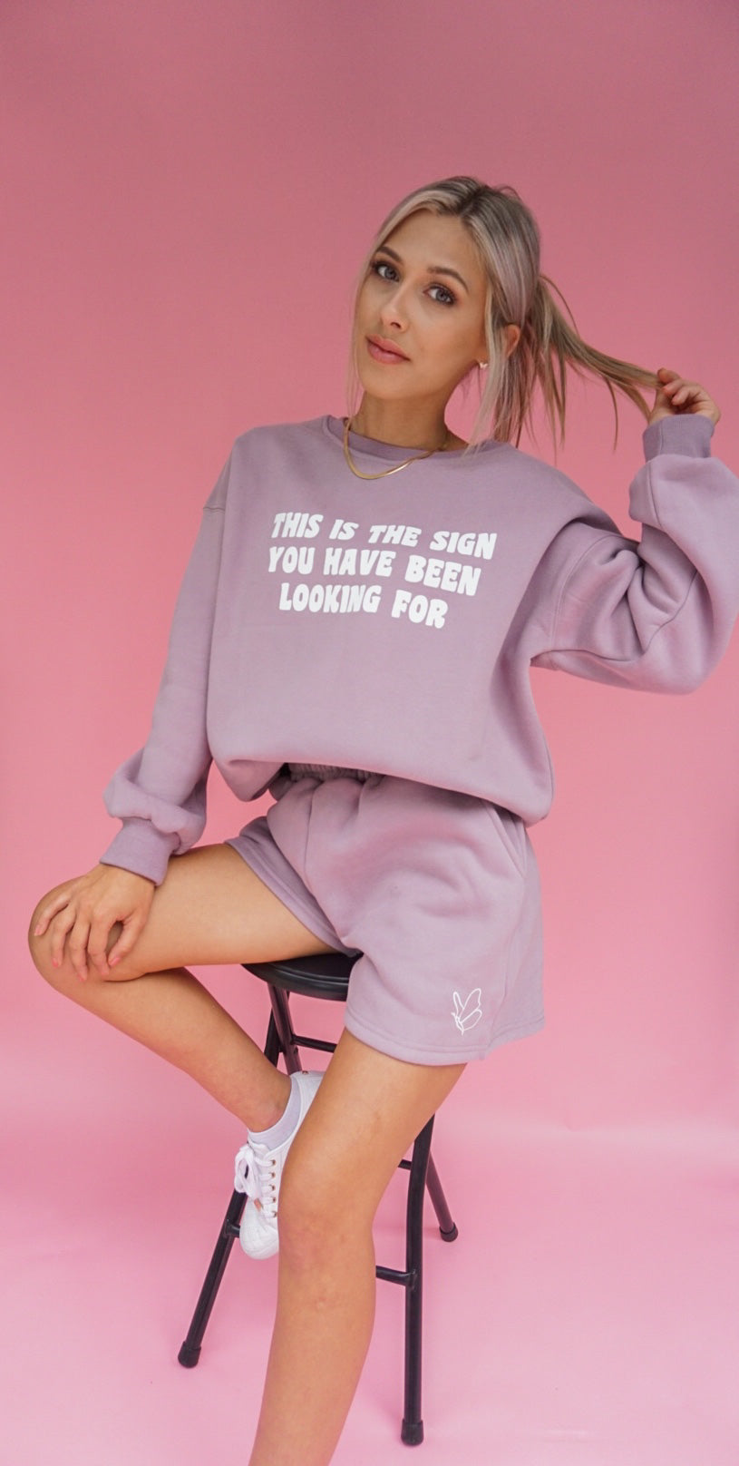 This Is The Sign Sweat Short Set