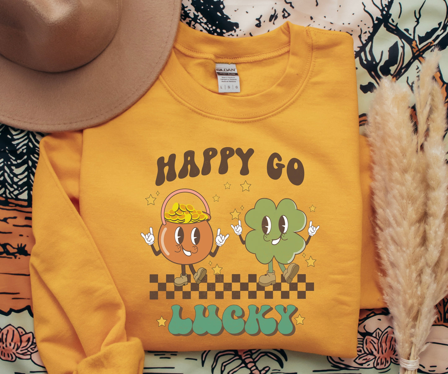 Happy Go Lucky Crewneck