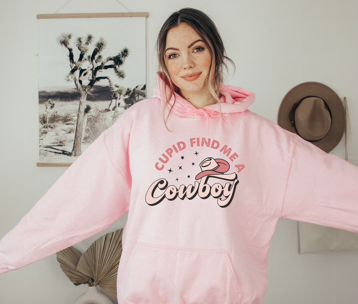 Cupid, Find Me a Cowboy Hoodie