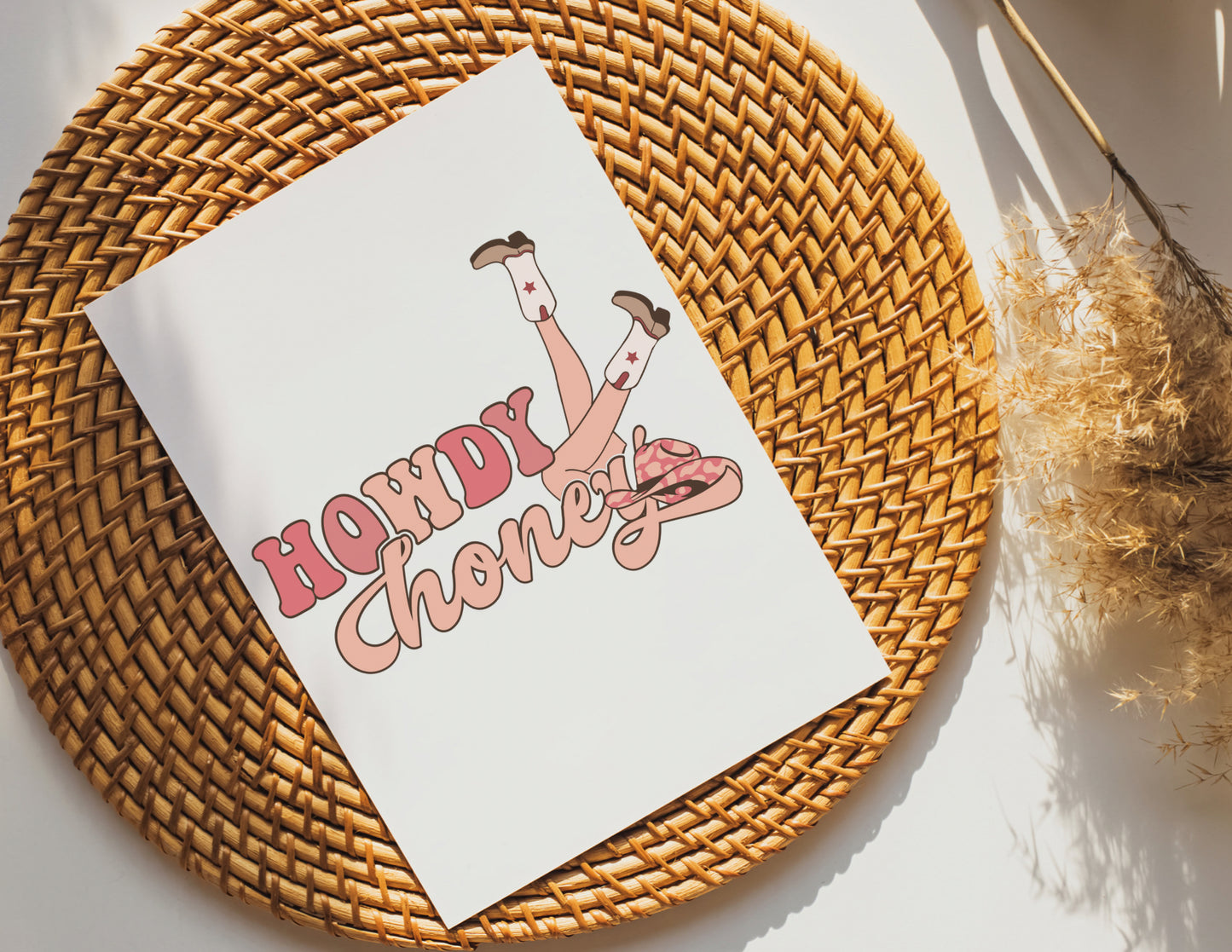 Howdy Honey Mini Valentines Card