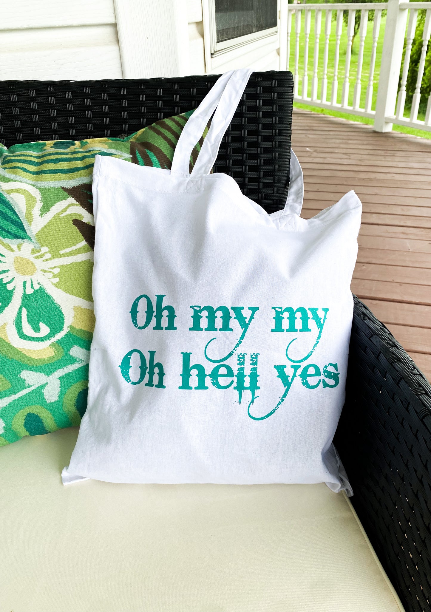 Reusable Colored Tote Bag