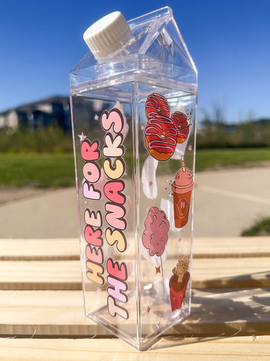 Snacks Milk Carton Bottle Set