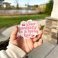 Your Anxiety is a Lying Hoe Sticker