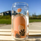 Monstera Terracotta Glass Can Cup