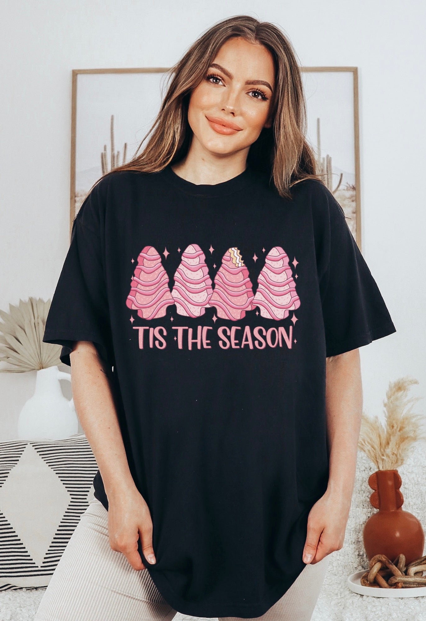 Pink Tis’ The Season Tee