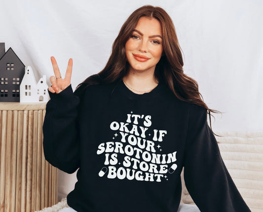 Store Bought Serotonin Crewneck