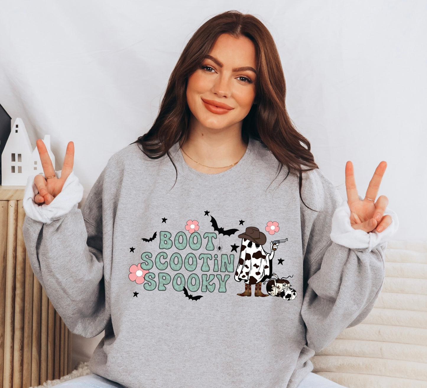 Boot Scootin’ Spooky Crewneck