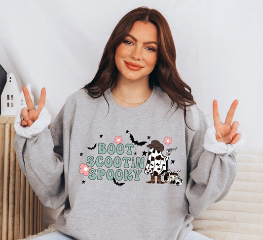 Boot Scootin’ Spooky Crewneck