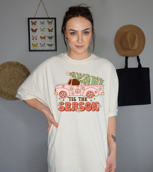 Tis’ The Season Groovy Tee