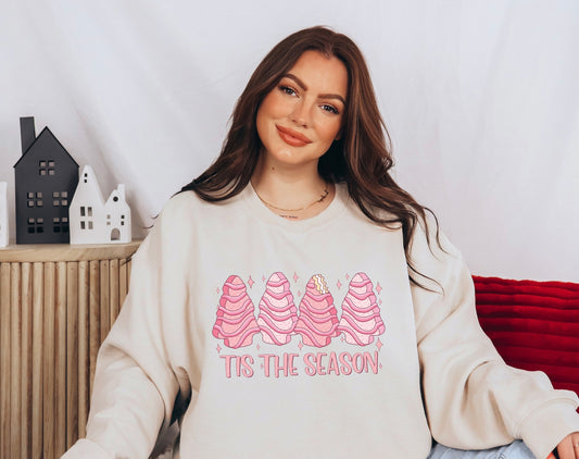 Pink Tis’ The Season Crewneck