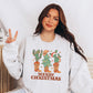 Merry Christmas Cowboy Crewneck