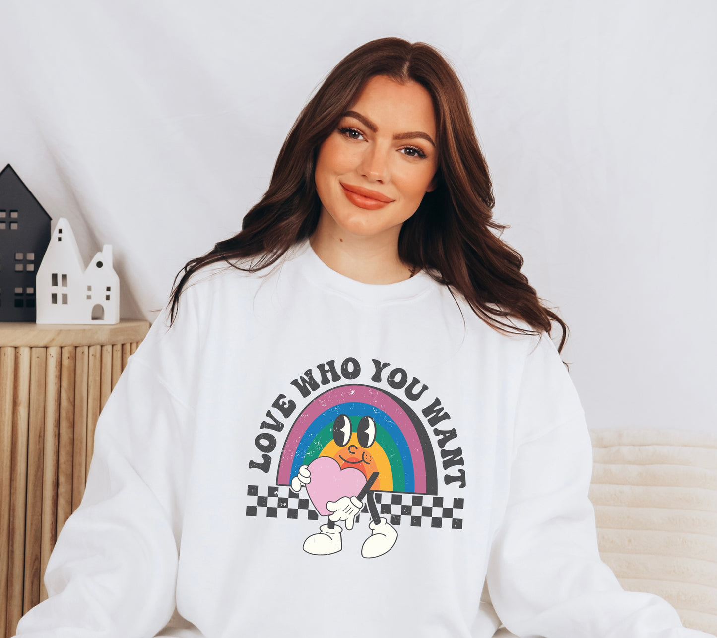 Love Who You Want Crewneck