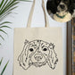 Custom Pet Portrait Tote