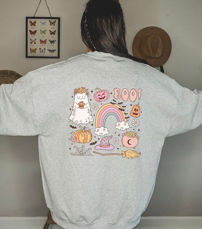 Stay Spooky Rainbow Crewneck