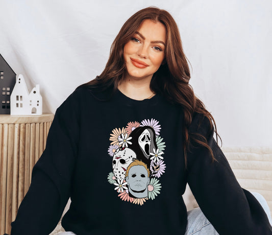Floral Horror Crewneck