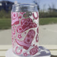 Hot Pink Cowgirl Glass Can Cup