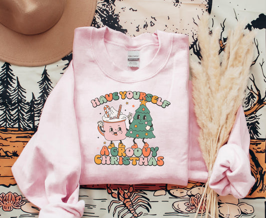 Groovy Christmas Crewneck