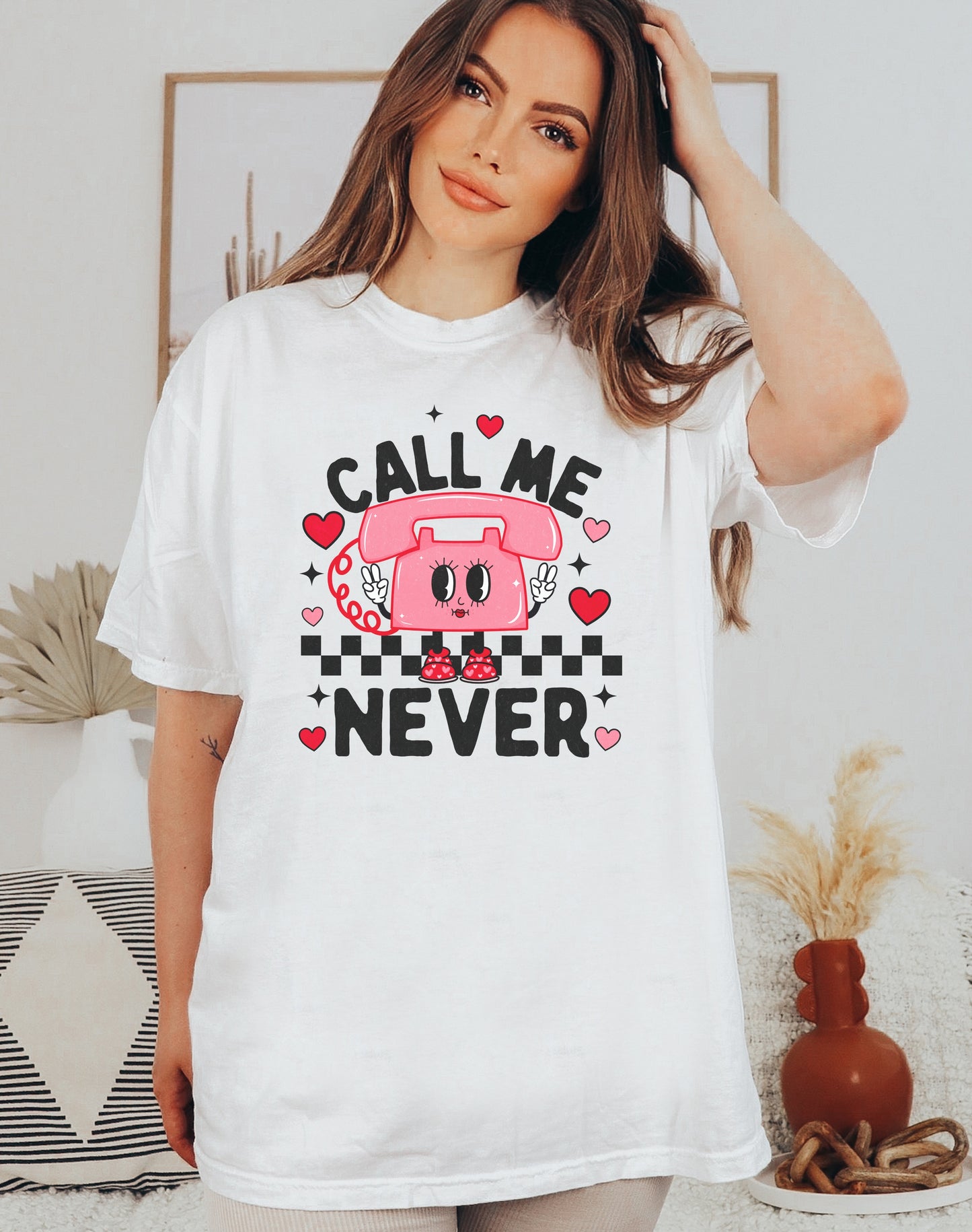 Call Me Never Tee