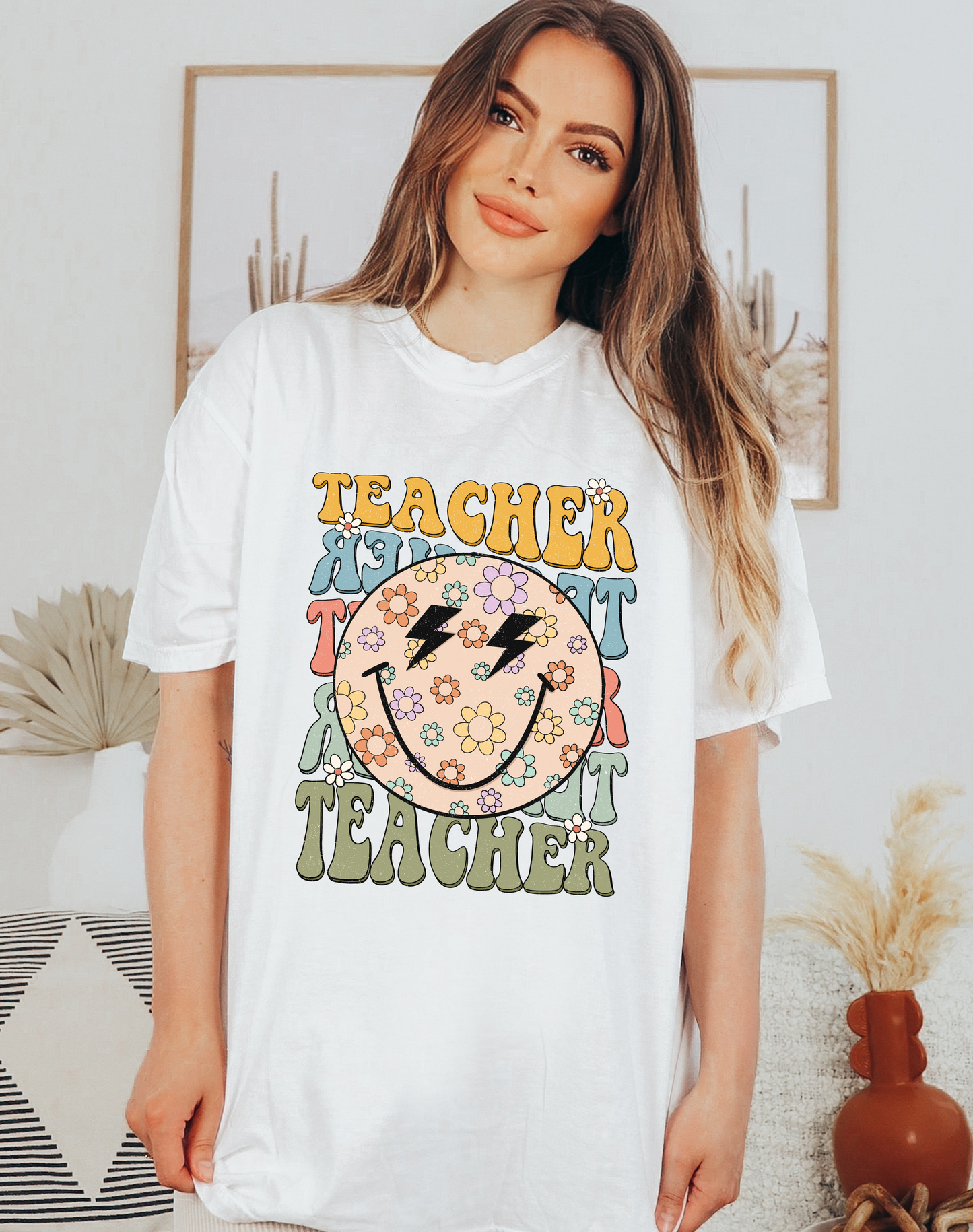 Teacher Smiley Tee