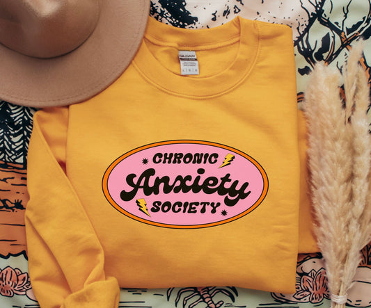 Chronic Anxiety Society Crewneck