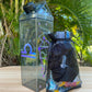 black milk carton with astrology sign