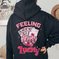 Feeling Lucky Dice and Cards Hoodie