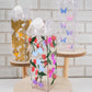 Holographic Butterfly Clear Milk Carton Bottle Set
